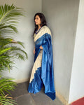 EE-V06825 Blue Tussar Rising