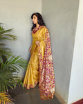 EE-V15793 Tussar Kalam Cutwork