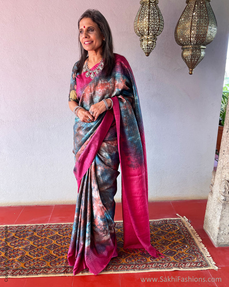 EE-S54592 Pink Tiedye Sare