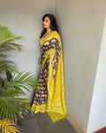 EE-V18691 Floral Tussar Cutwork