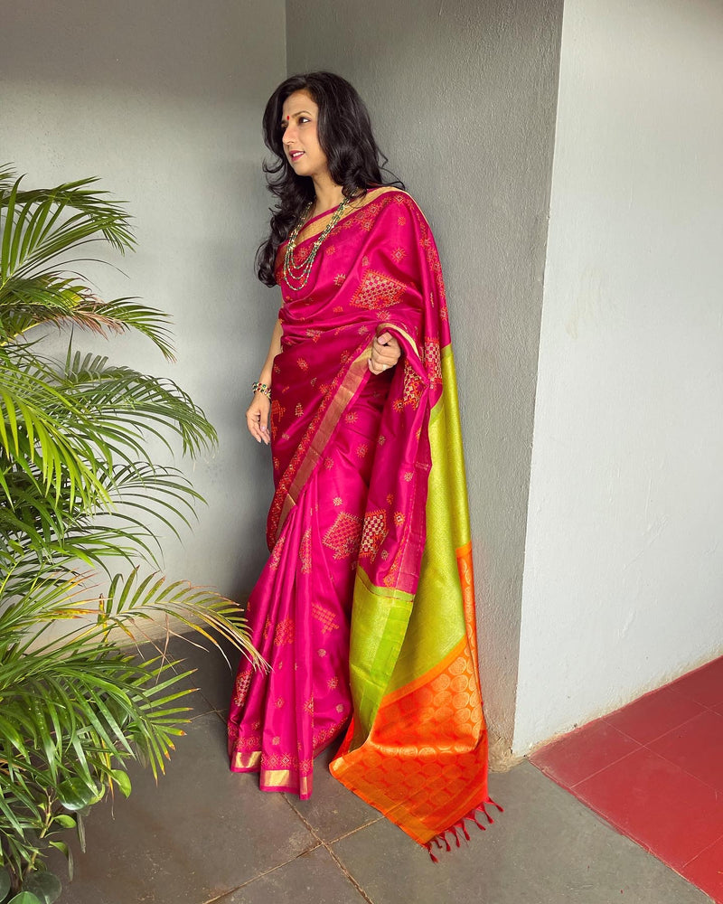 EE-V11695 Kasuti Kanchi Saree