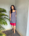 EE-V16245 Grey Shift Dress