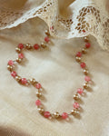 AJ-V08047 Peach Gold Mala