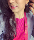 AJ-V2265 Grey Drop earring