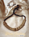 AJ-V06705 Brass black Mala