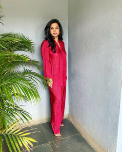 EE-V16248 Maroon Co-od Set