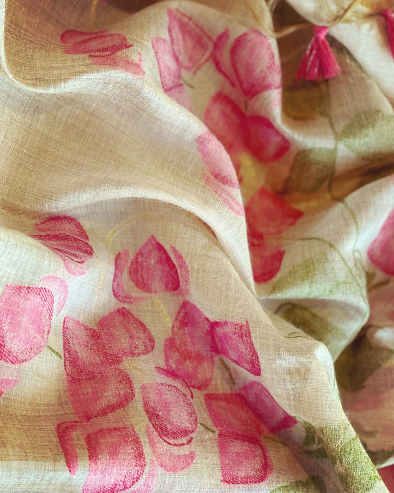 EE-V12744 Cream Pink Floral