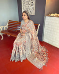 EE-V08109 Kalam Cutwork Chanderi