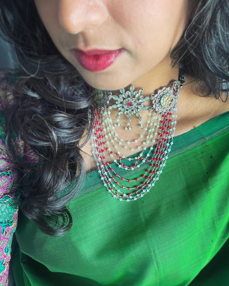 BL-R45065 Cutwork Rblouse