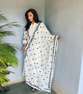 EE-V233121 Cream Black salwar