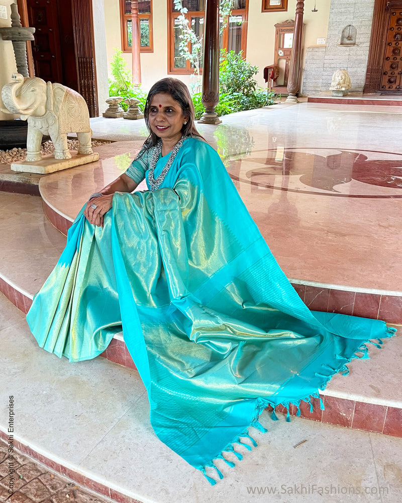 EE-V04748 Green Kanchi saree