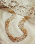AJ-V09601 Gold Pearl Mala