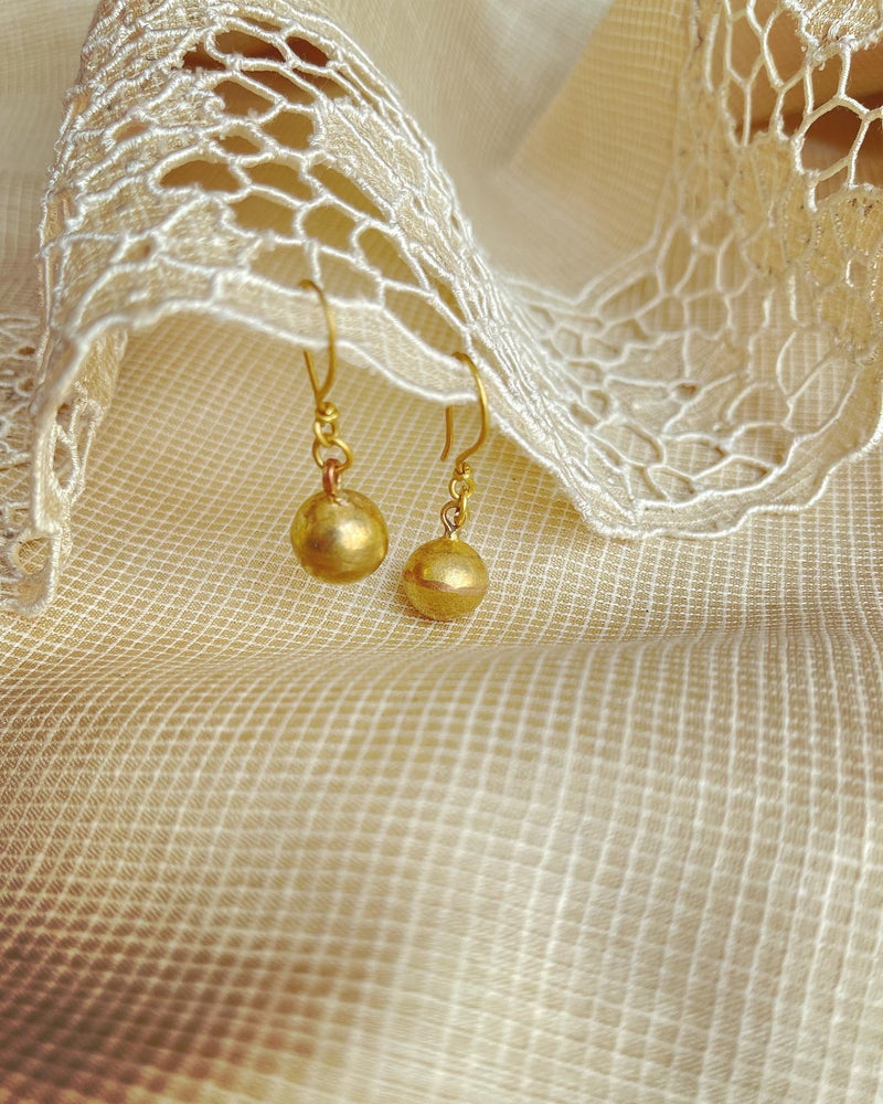 AJ-V17075 Brass Earrings