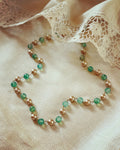 AJ-V08046 Green Gold Mala