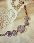 AJ-V10276 Pink Necklace Choker