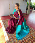 EE-V15417 Brown Turquoise Kanchi