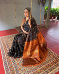 EE-V11696 Kasuti Black Kanchi