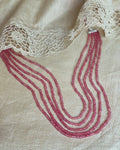 AJ-V04763 Peachish Pink Bead Mala