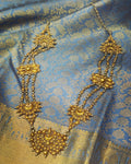AS-V11547 Silver Gold mala