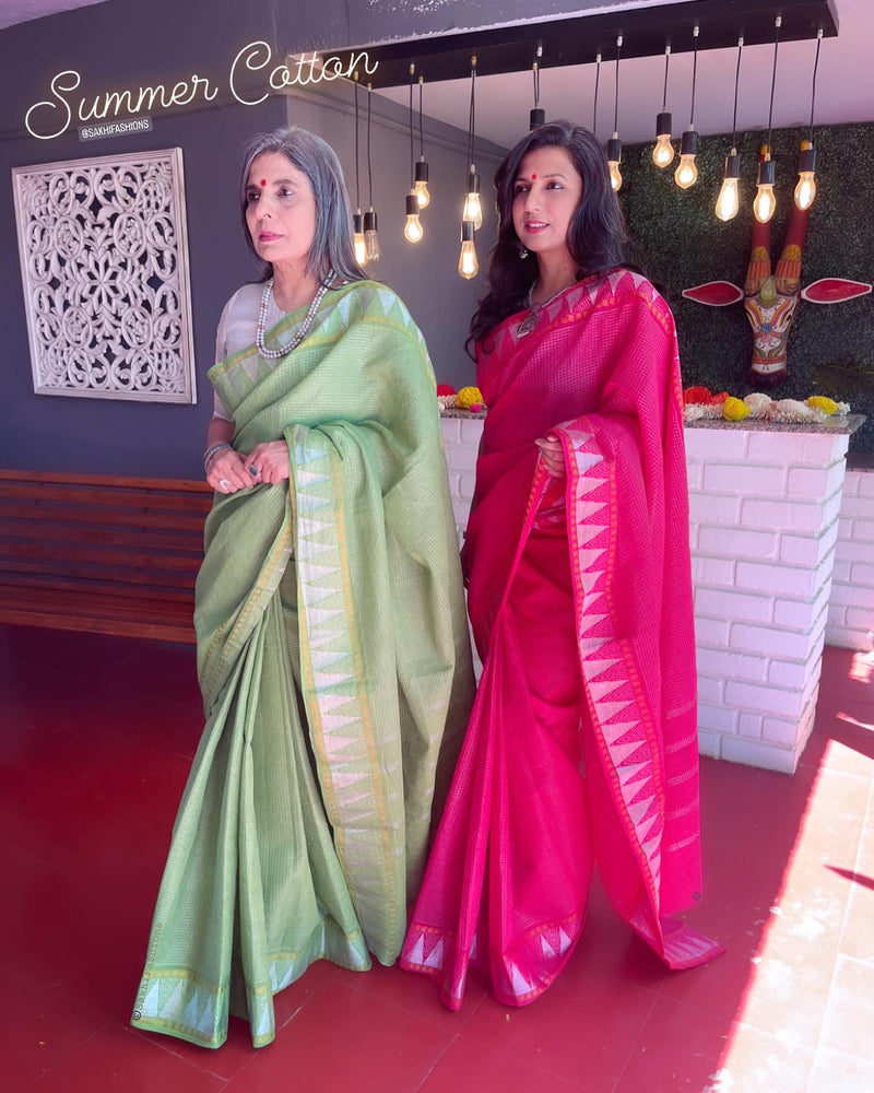 EE-V08575 Green Madurai Cotton