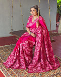 EE-V10889 Pink Kanchi Cutwork