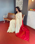 EE-V00222 Cream Red Kanchi