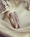 AS-V16787 Pearl Silver Bangle