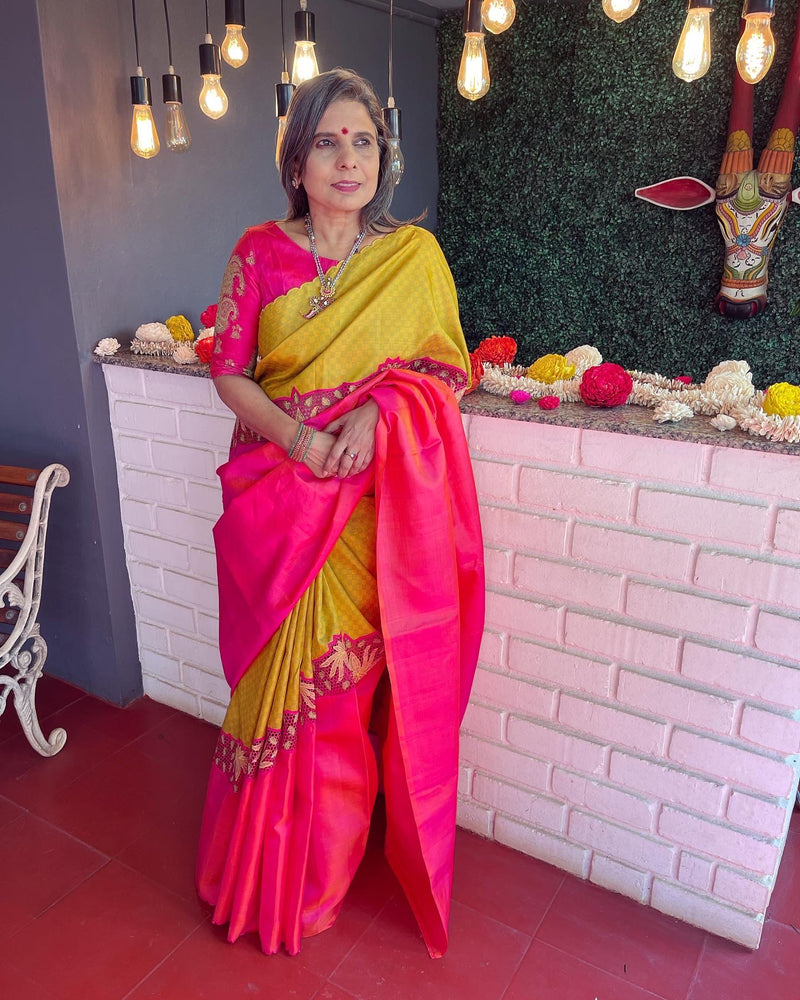 EE-V17089 Cutwork Rising Kanchi