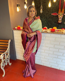 EE-V12282 Cutwork Kanchi Sari