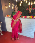 EE-V08592 Reddish Pink Kanchi cotton