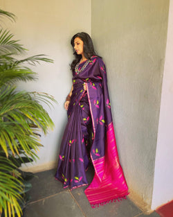 EE-V18444 Purple CrossStitch Kanchi