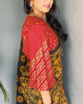 BL-R50406 Rust Long Blouse