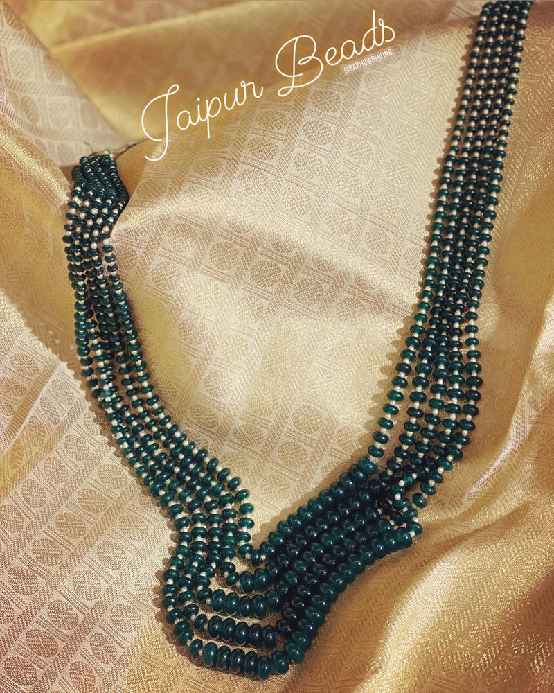 AJ-V221005 Pearl Green Bead Mala