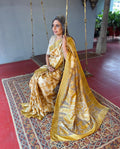EE-V10561 Mustard Kalamkari Tussar