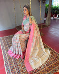 EE-V08602 White Kanchi cotton
