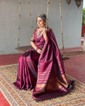 EE-V12466 Maroon Kanchi Sari