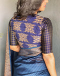 BL-CW19932 Blue Kanchi Blouse