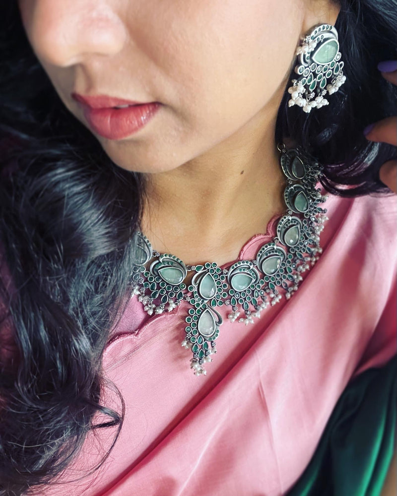 AJ-V13059 Mint Necklace