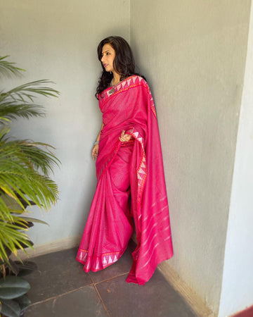 EE-V08577 Pink Madurai Cotton