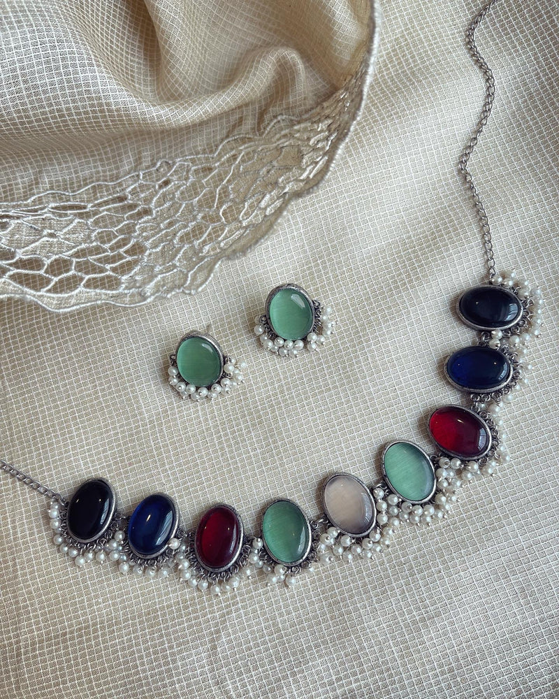 AJ-V14587 Multi Necklace set