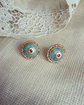 AS-V16670 Blue stud Earring