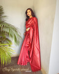 EE-V16173 Red Tussar Silk