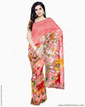IMR-11273 - Multi & Peach Blended Tussar Saree