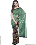 IMR-19481 - Green &  Pure Supernet Silk Saree