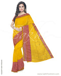 IMR-23328 - Yellow &  Pure Cotton Kota Saree