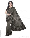 ITS-14095 - Grey &  Blended Tussar Saree