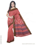 ITS-14702 - Peach &  Cotton Saree