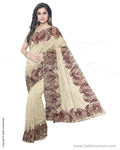 ITS-18812 - Beige &  Faux Tussar Saree