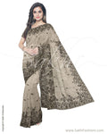 ITS-18813 - Grey &  Faux Tussar Saree