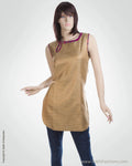 Beige & Multi Jute & Banaras Kurti